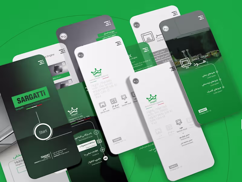 Cover image for App & website UI design