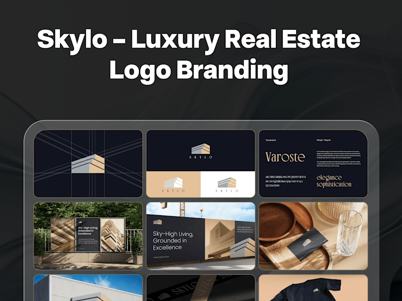 Cover image for Skylo Branding – Luxury Real Estate Logo Design
