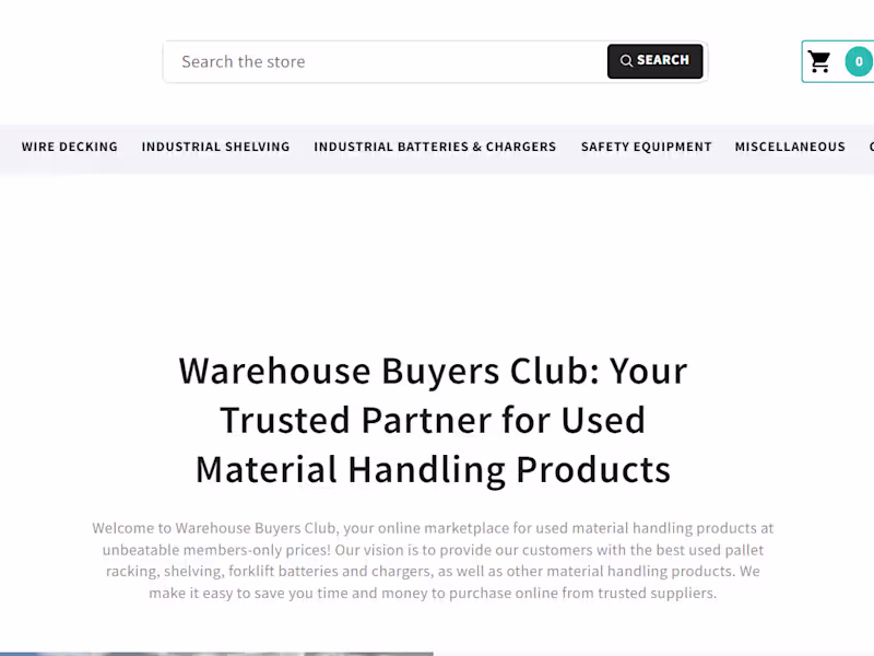 Cover image for warehouse buyers club