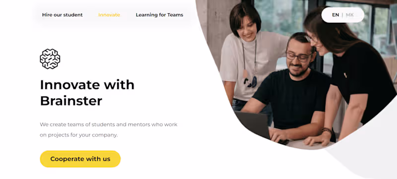 Cover image for Web Design for Brainster Hiring Platform