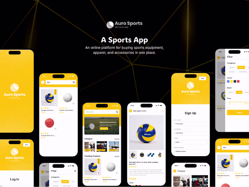Cover image for Auro Sports – E-Commerce Web & App Development