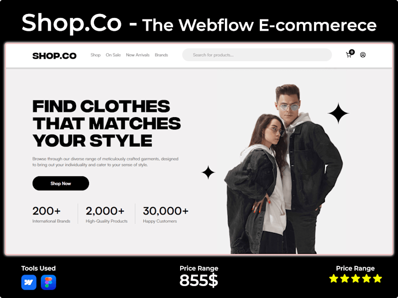 Cover image for Shop.Co - The Webflow Ecommerece