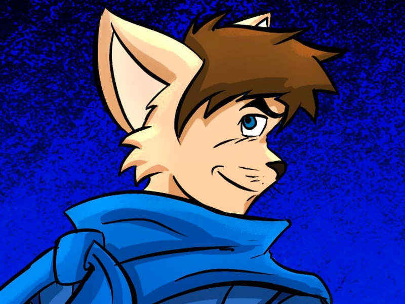 Cover image for Comic book illustration.