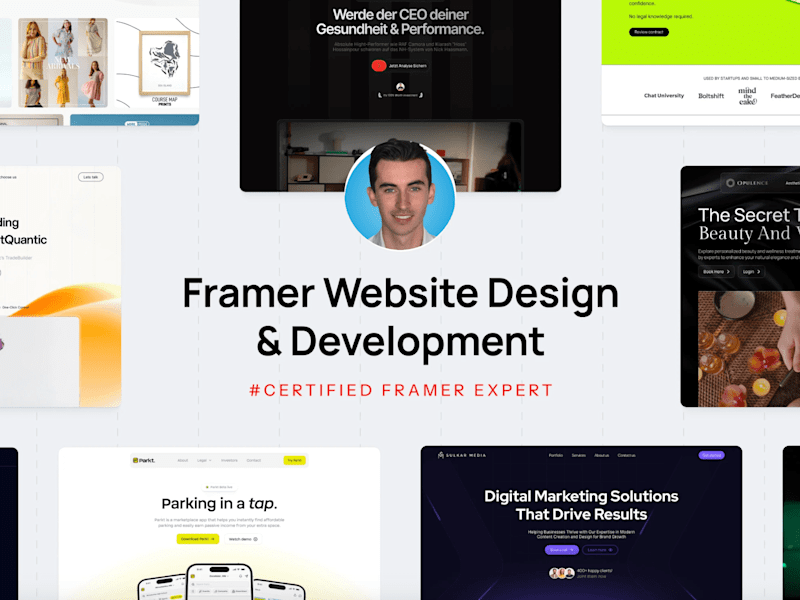 Cover image for  Conversion focused Framer Landing Page
