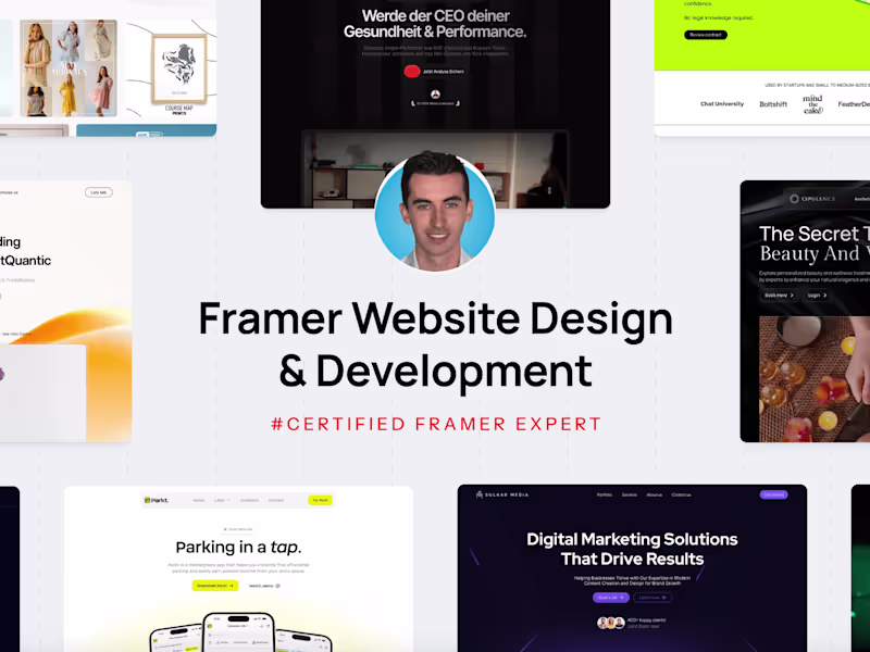 Cover image for  Conversion focused Framer Landing Page