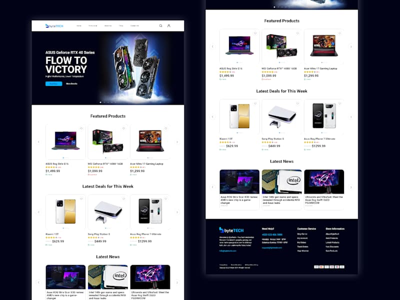 Cover image for Website UI Design