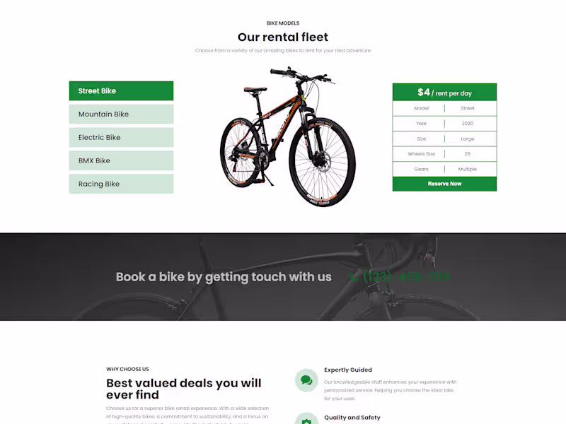 Cover image for Ecorental || Rent a Bike