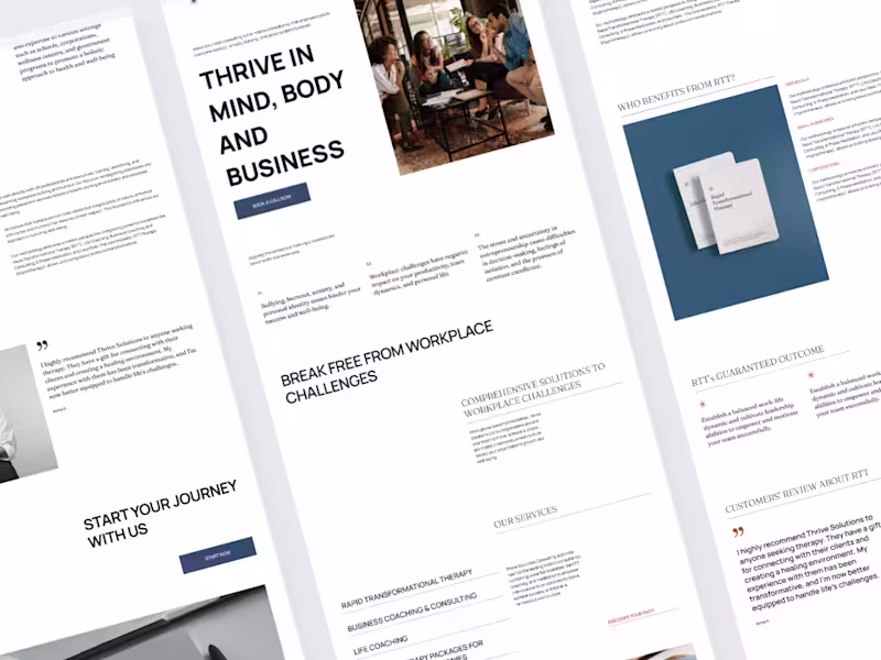 Cover image for Website for Career Consulting