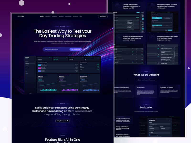 Cover image for Framer AI-Powered Trading Strategy Platform