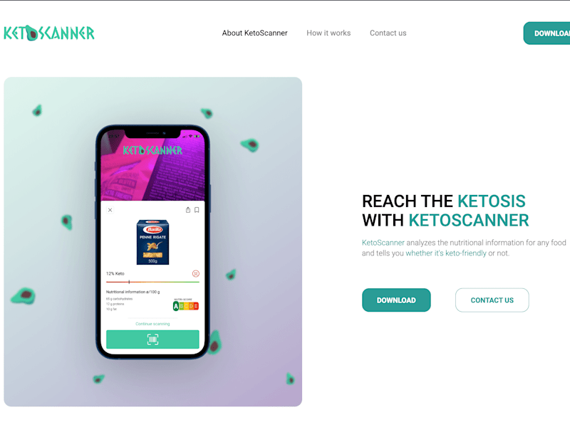 Cover image for KetoScanner Landing Page