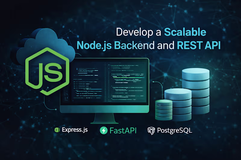 Cover image for Develop a scalable Node.js backend and REST API