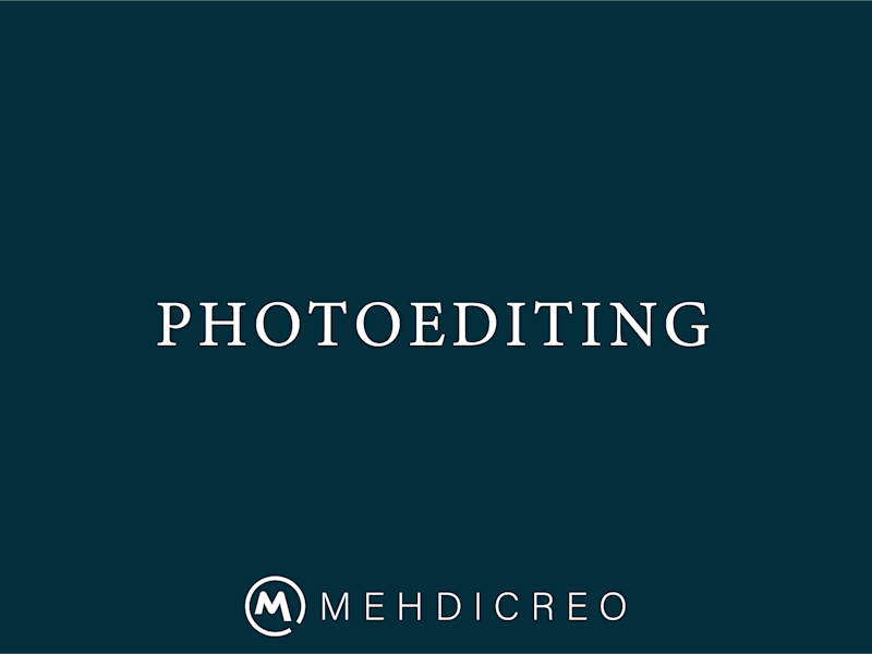 Cover image for Photo Editing