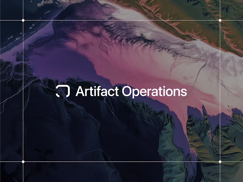 Cover image for Artifact Operations — Brand Design 
