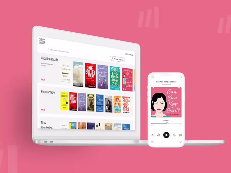 Cover image for CloudLibrary Patron UI/UX