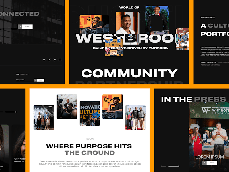 Cover image for Westbrook Enterprise – Personal Brand Landing Page UX/UI Design