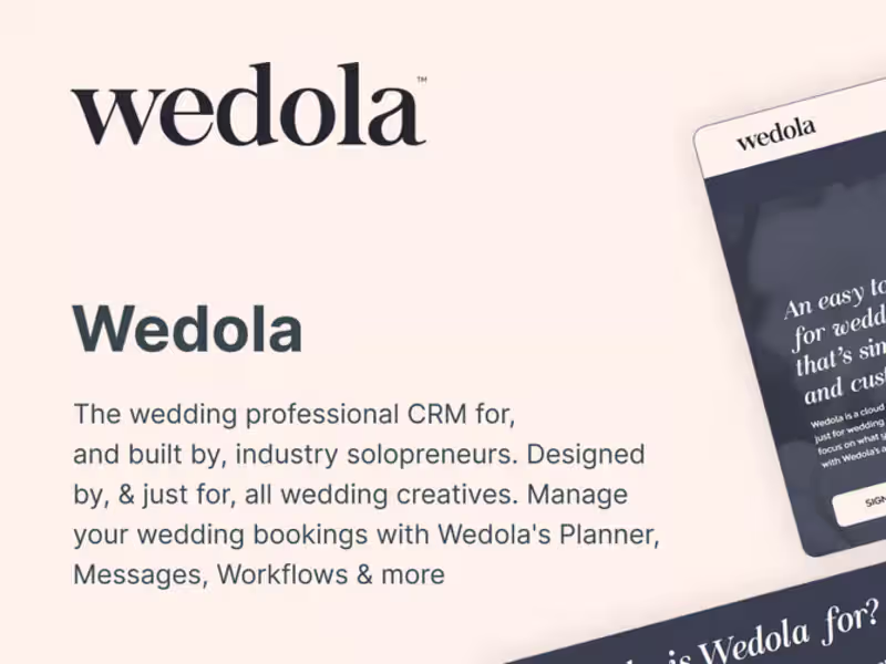 Cover image for Wedola Client Management App Development