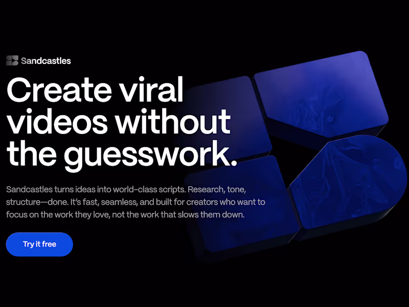 Cover image for Sandcastles | Create viral short-form videos in seconds