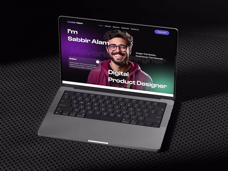 Cover image for Creative Website Landing Page Design with Responsive