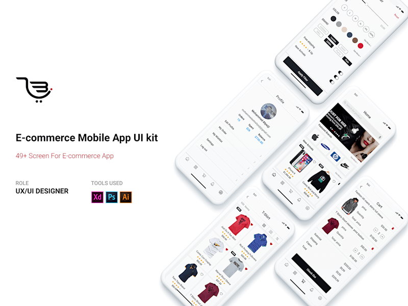 Cover image for Metro Store | E-commerce UI Kit For iOS