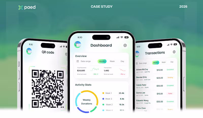 Cover image for Fintech QR Payment SaaS | Fintech Web UI/UX Case Study