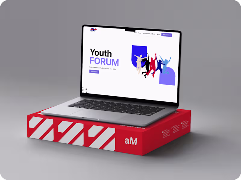 Cover image for Youth Forum Landing Page Development