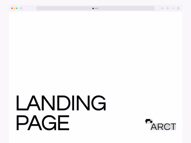Cover image for Landing Page Design