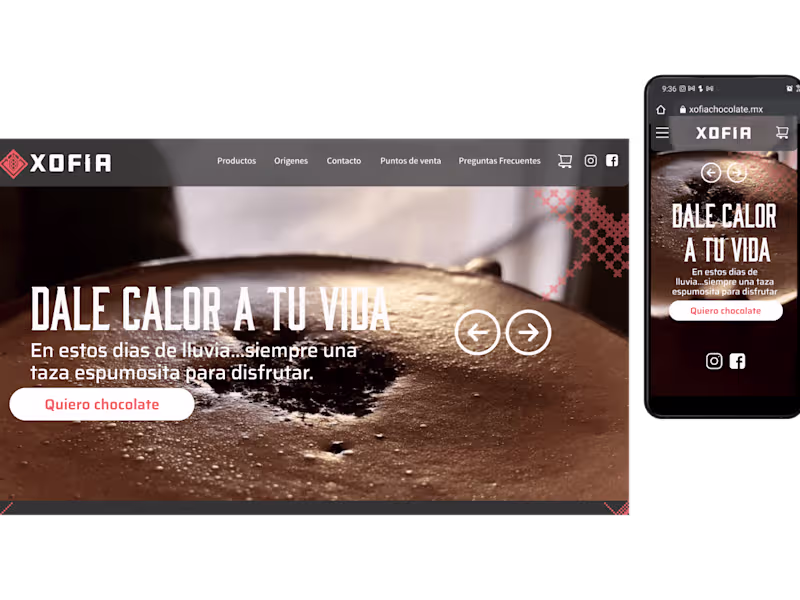 Cover image for Xofia Chocolate UX
