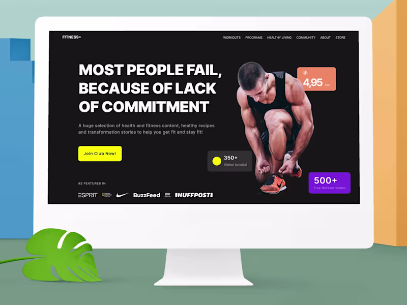 Cover image for GYM and Fitness Website