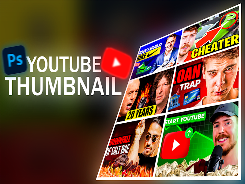 Cover image for YouTube Thumbnail Designs