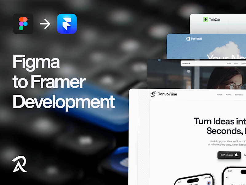Cover image for ✨ Figma to Framer Landing Page