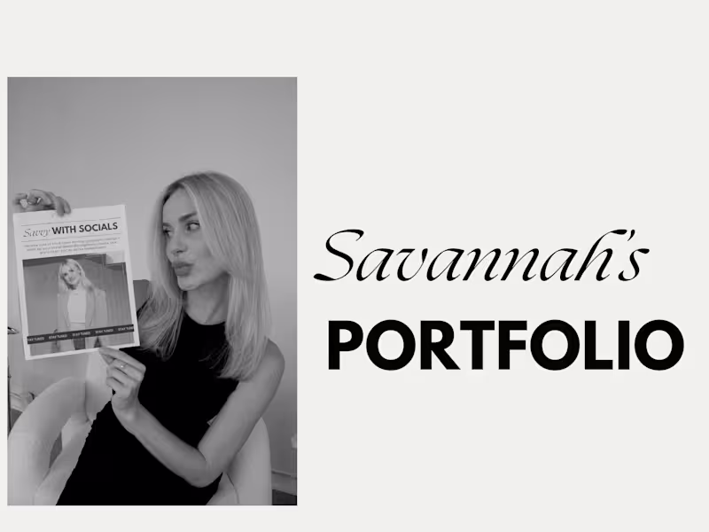 Cover image for Social Media Management Portfolio work