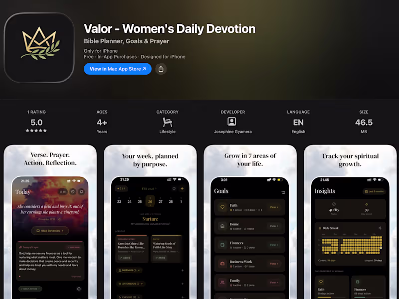 Cover image for Developed and launched Valor App