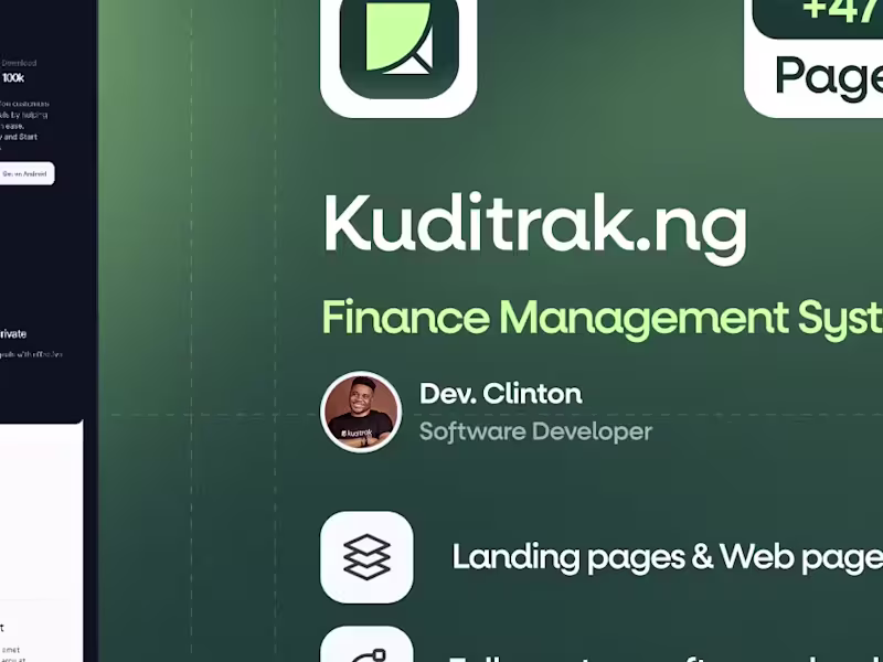 Cover image for Kuditrak – Smart Budgeting & Expense Tracking App Development