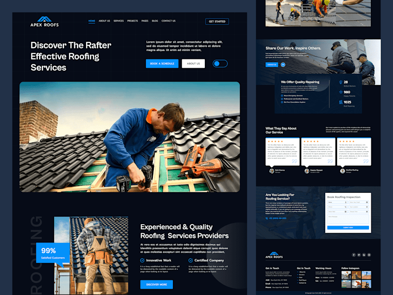 Cover image for Roofing Landing Page
