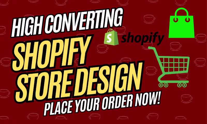 Cover image for SHOPIFY STORE DEVELOPMENT