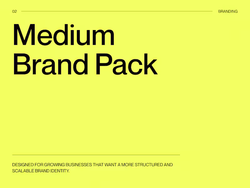Cover image for Medium Brand Package
