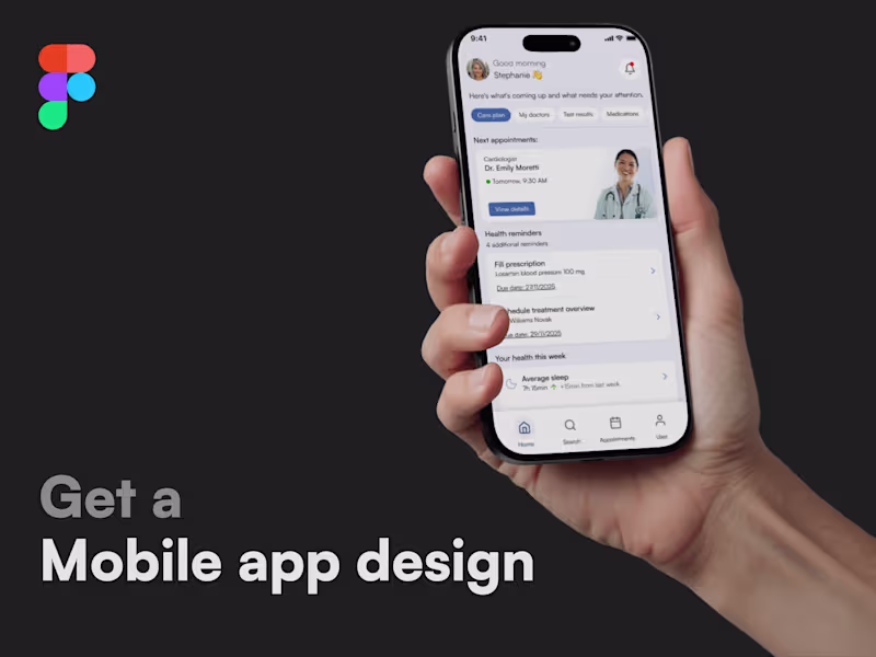 Cover image for iOS/Android mobile app designs