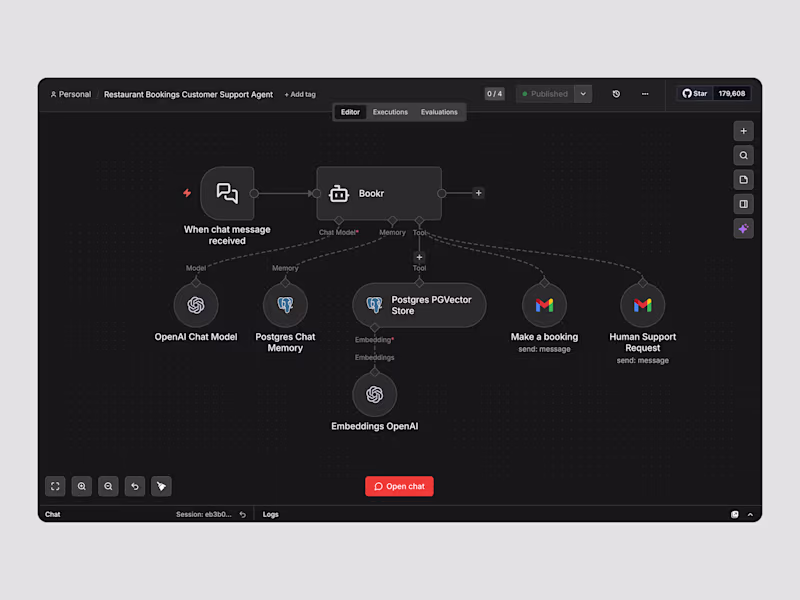 Cover image for AI Customer Support Agent Implementation for Restaurant