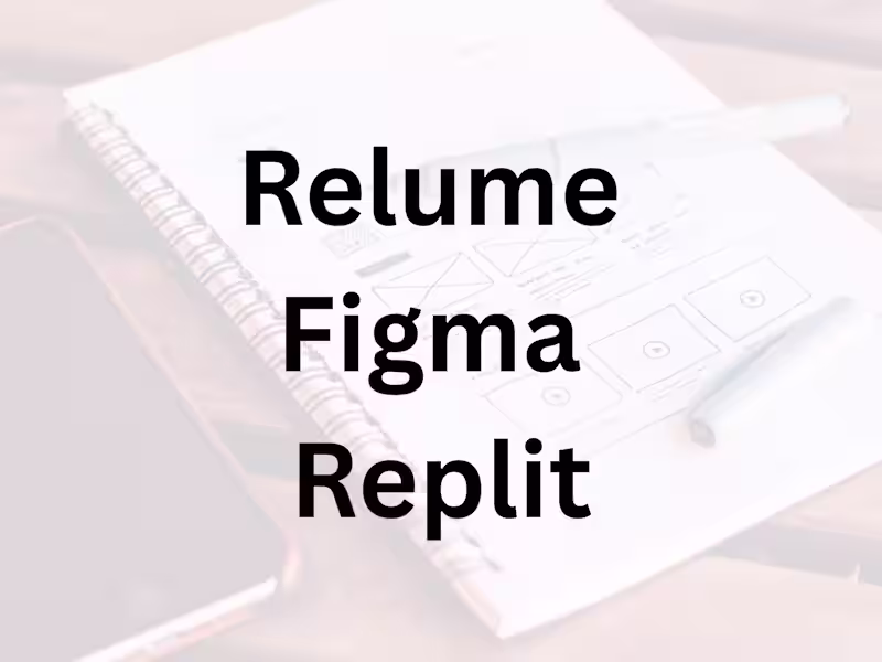 Cover image for Relume to Figma to Replit