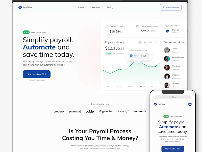 Cover image for Premium Landing Page 🔸Design On Framer🔸