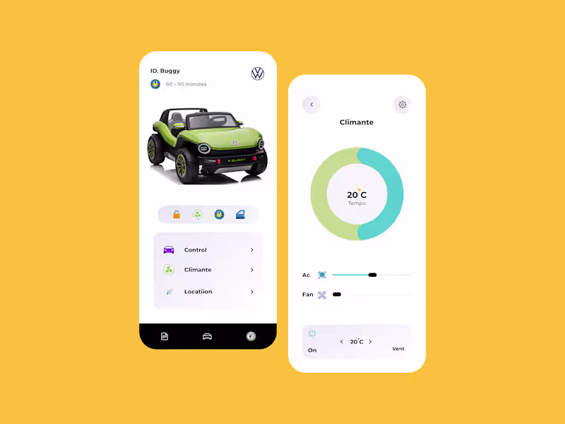 Cover image for Ai Smart Car ID. Buggy - Mobile App UXUI