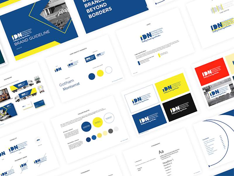 Cover image for IDN Brand Guideline on Behance