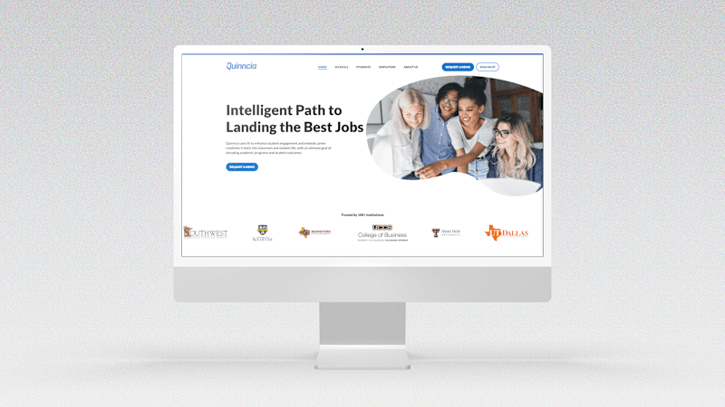 Cover image for Quinncia | Improving Student Engagement for AI Interviews