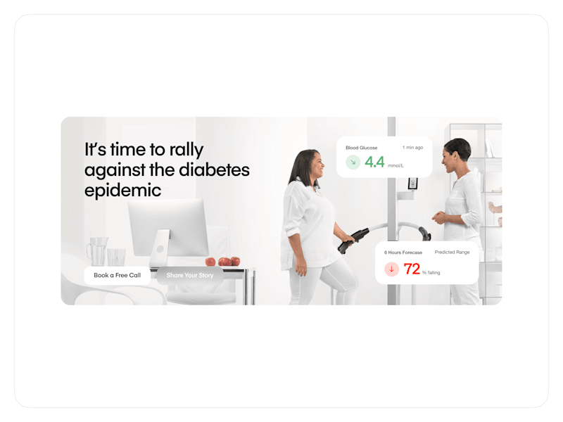 Cover image for Diabetes Epidemic Product - Healthcare Website