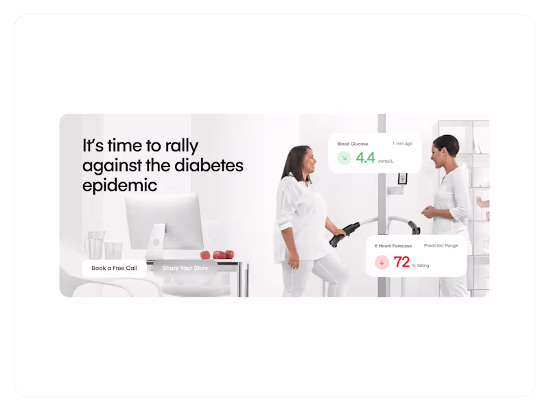 Cover image for Diabetes Epidemic Product - Healthcare Website