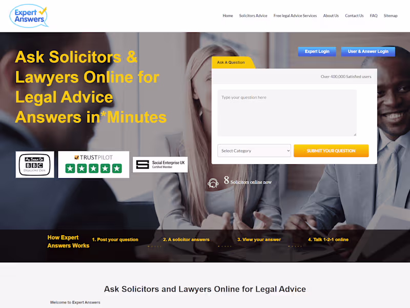 Cover image for Legal Lawyers WordPress Business Website