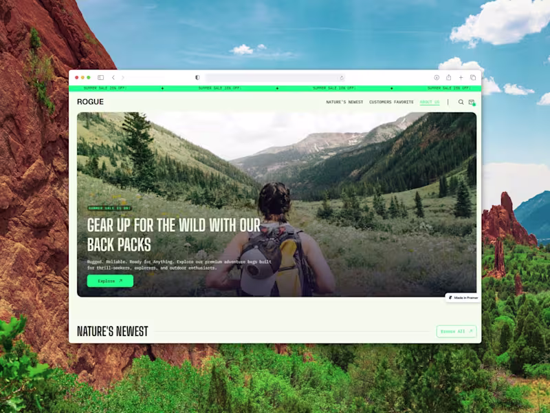 Cover image for Website Design & Development with Figma and Framer