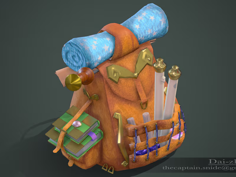 Cover image for Fantasy Satchel - 3D model by Dai-zha (@CaptainSnide)