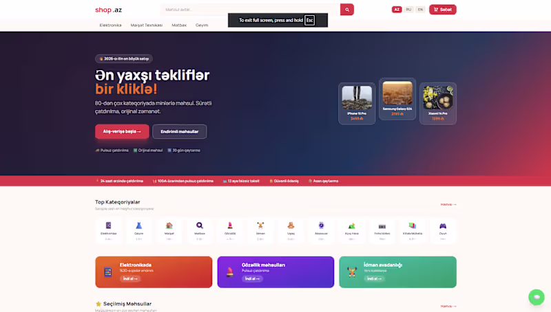 Cover image for Full-stack e-commerce platform built with