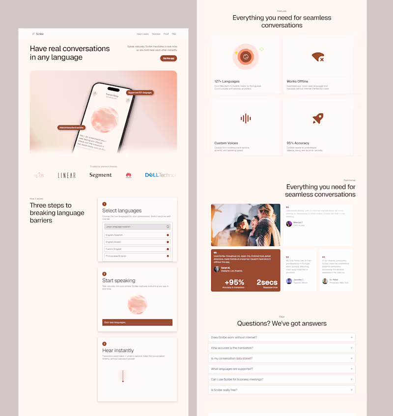Cover image for Most AI landing pages explain technology. This one explains ...